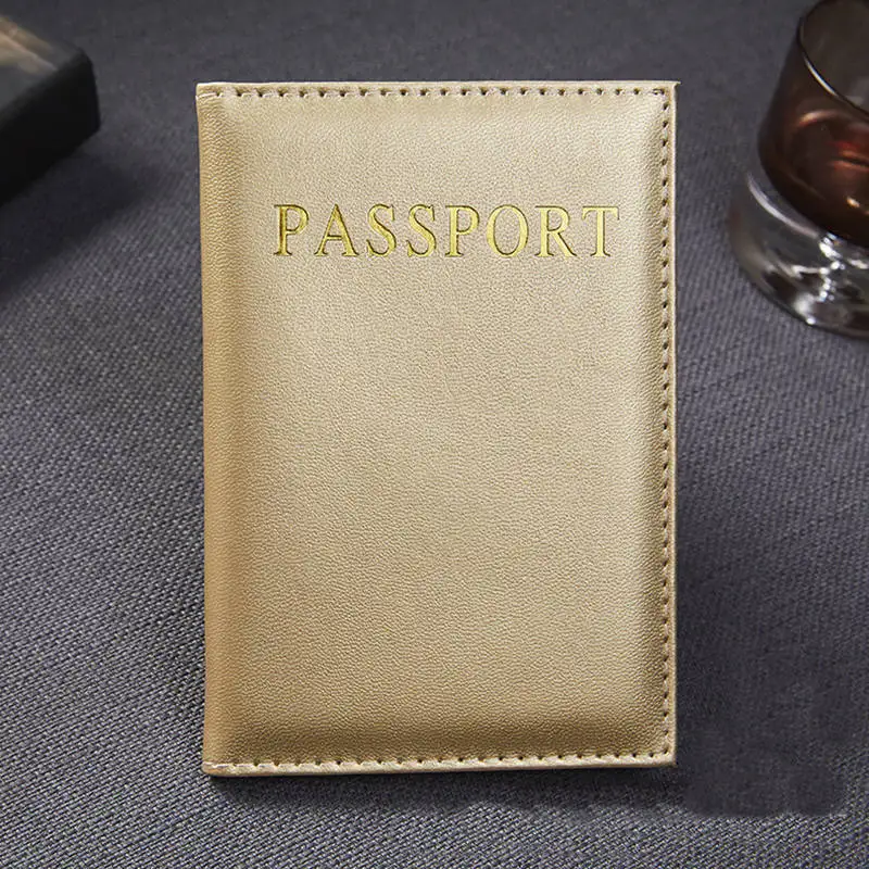 Аксессуары для путешествий, повседневные обложки для паспорта из искусственной кожи, банковский идентификатор, сумка для кредитных карт, визитница для паспорта, для мужчин и женщин, чехол-кошелек - Цвет: 3