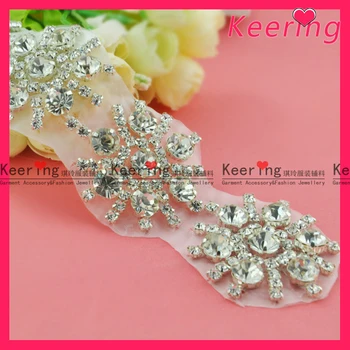 

Wholesale Shiny Applique Rhinestone Patch WRA-291