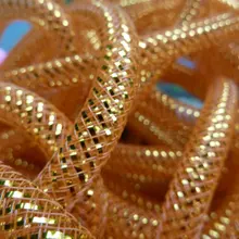 8 мм мерцающий нейлоновый трубчатый кринолин Cyberlox стрейч-трубки для волос аксессуары 30 ярдов/Лот