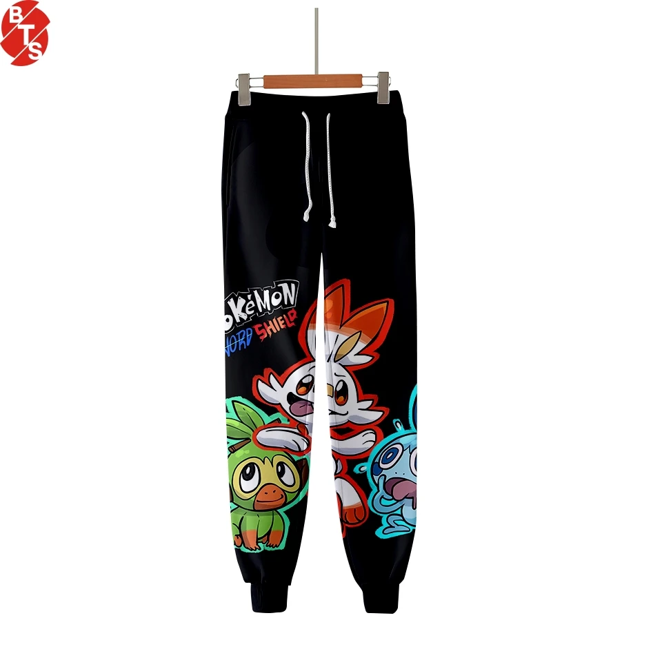 Pokemon Sword and Shield 3D Printed Jogger Pants Women/Men  Fashion Streetwear Sweatpants 2019 harajuku Streetwear Long Pants