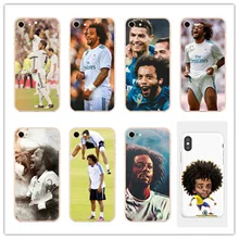 

Brazilian defender The champions league Real Madrid Marcelo Phone Hard Back Cover case For iPhone X 4 5 6 7 Plus 8 X Coque