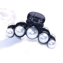 Кристальные пластиковые заколки для волос, стразы, заколка для волос, имитирующая жемчуг, заколка для волос, заколки для волос, краб для волос, кошелек-зажим Женский, резиновая заколка