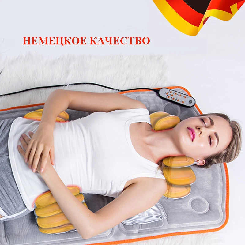 US $352.35 Cervical Massager Neck Back Shoulder leg Multifunction full Body Massage Mattress Electric Home Vibration Massage Mat