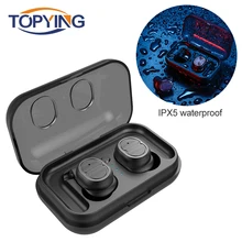 Bluetooth наушники TWS-8 Спортивные Беспроводные водонепроницаемые наушники стерео Магнитная гарнитура Bluetooth v5.0 с микрофоном для IPhone Xiaomi