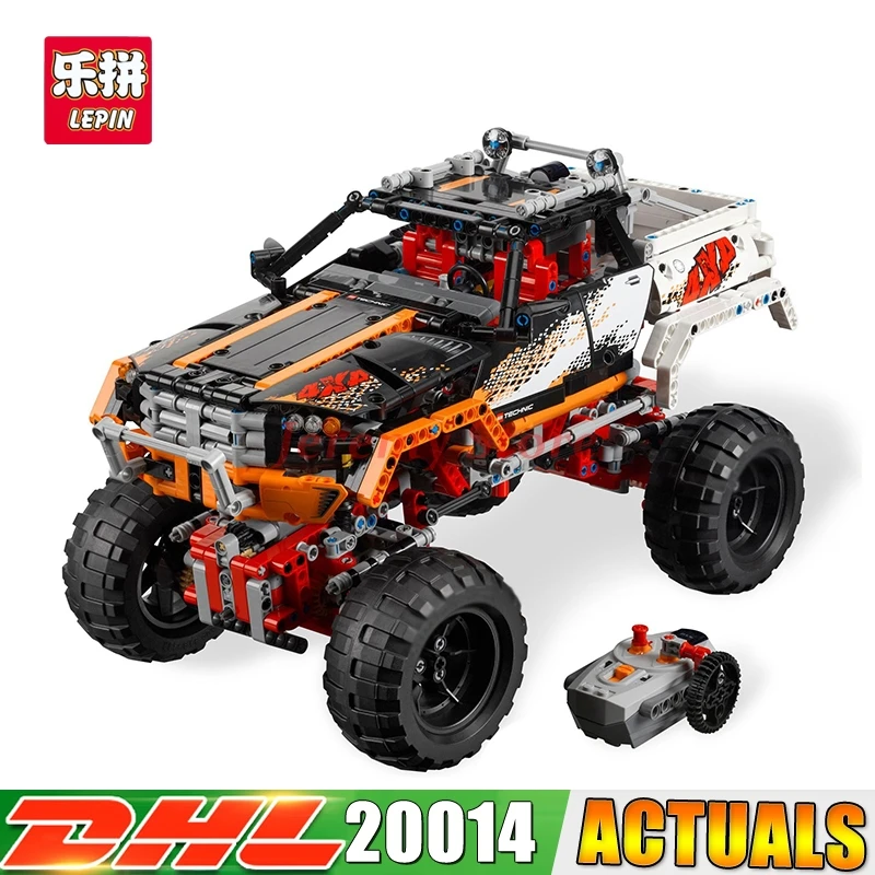 

Lepin 20014 1386PCS Technic Ultimate Version The Remote-Control Four-Wheel Drive Off-road VehicLPs Building Blocks Toys