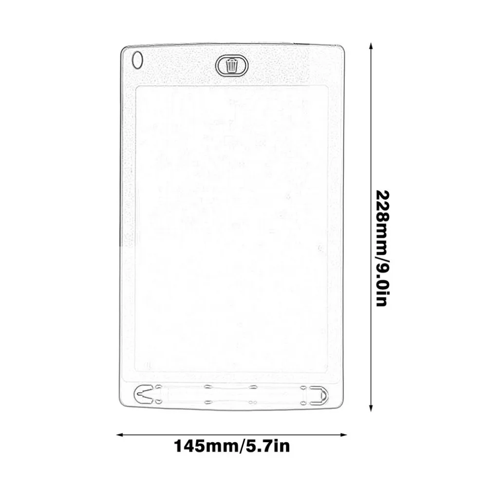 Цифровой lcd креативный планшет для рисования планшет 8,5 дюймов блокнот графическая доска почерк доска объявлений для образования