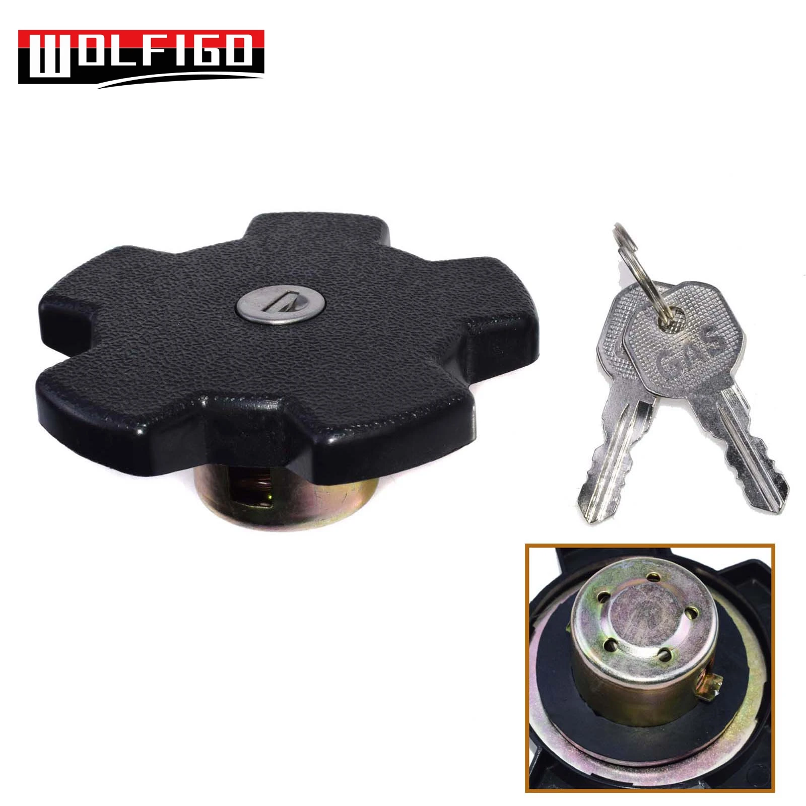 

WOLFIGO New Fuel Reservoir Cap Fit For VW GOLF Mk1 SCIROCCO 171201551D,1115650400,171201551L