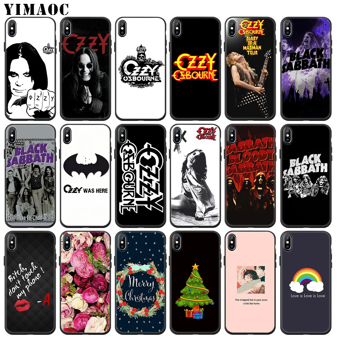 Мягкий силиконовый чехол YIMAOC Ozzy Осборна для iPhone 11 Pro XS Max XR X 6 6S 7 8 Plus 5 5S SE 10 из ТПУ с