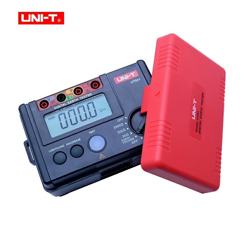 UNI T UT521 Digital Earth Ground Resistance Tester AC Earth Insulation Resistance Tester Voltage