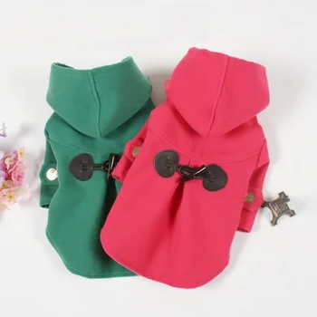 

Red /Green Small dog clothes pet Coat clothes Spring Autumn Pet Overcoat Teddy clothes For Puppy pet
