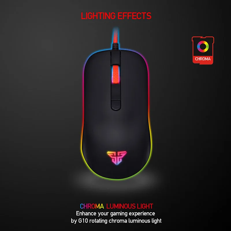 

Gaming Game Mouse Mice 4 Modes 2400 DPI USB Wired LED Gift For PC Computer Gamer QJY99