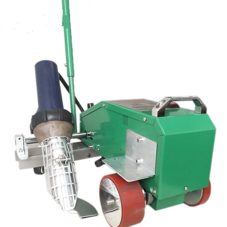

CE approved automatic plastic tarpaulin banner hot air welder top-2600d