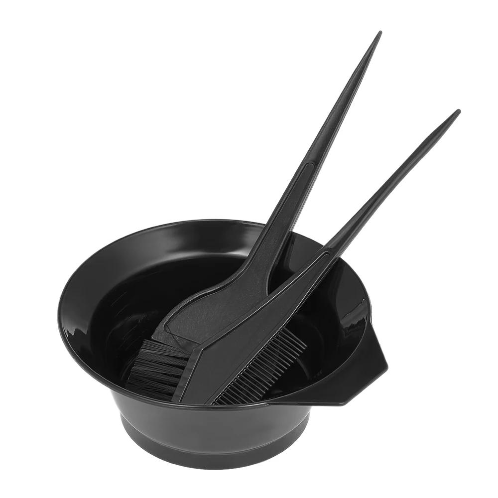 Hair Color Mixing Bowls with 2 Dyeing Brushes Hair Coloring Kit Dyeing