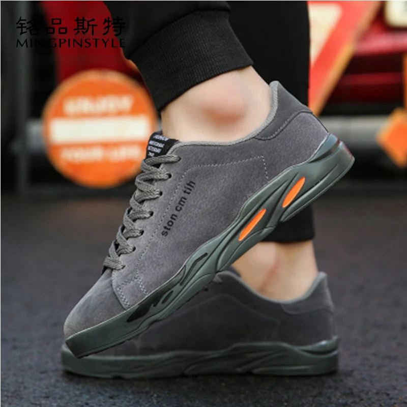 Mingpinstyle Men's Casual Shoes Summer Solid Fashion Low Help Male Round Head Character Daily Sneakers | Обувь