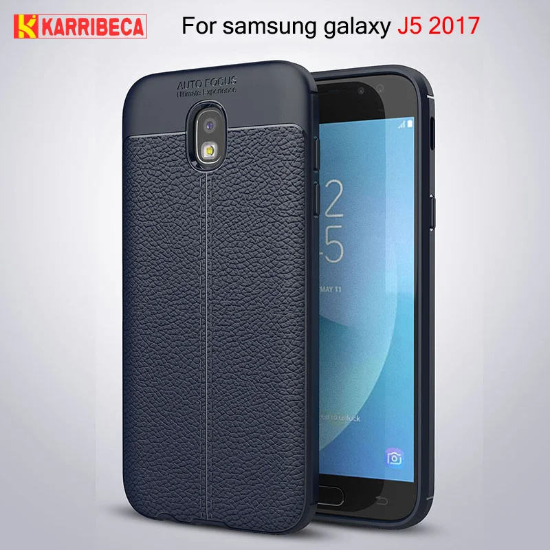 

Litchi strip silicone case for samsung j5 2017 funda hoesje lychee leather pattern tpu cover for galaxy J5 2017 J530F coque etui