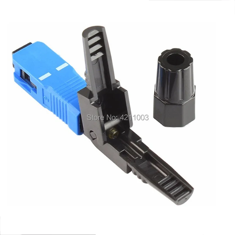 100 шт. Быстрый conector ftth SC UPC D одномодовый SC/UPC быстрый соединитель upc