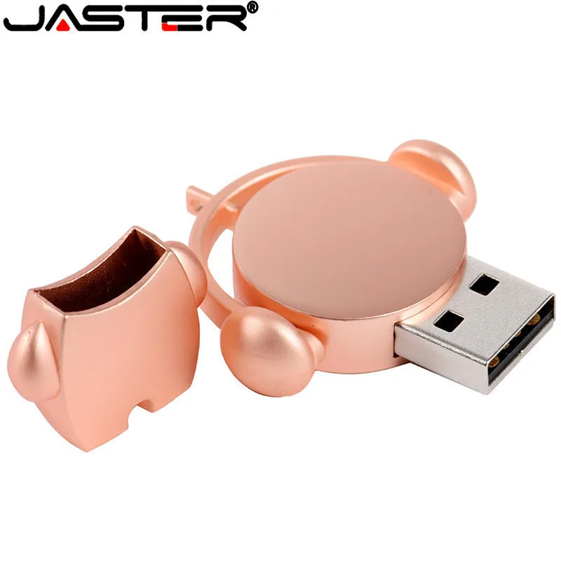 USB флеш накопитель с милым металлическим рисунком 32 ГБ/64 ГБ 4 16 ГБ|USB