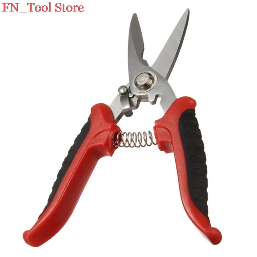 

New 1PC Multifunction Stainless Steel Electrician Scissors Manually Shears Groove Cutting Wire and Thin steel Plate Hand Tools