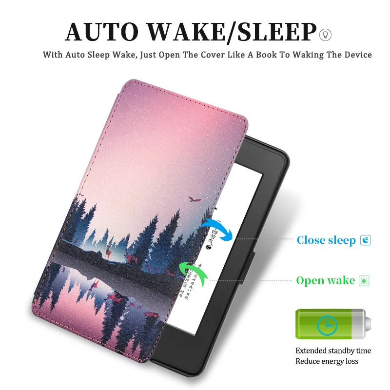 Чехол BOZHUORUI для Kindle Paperwhite 2015/2017 (модель EY21 и DP75SDI) портативный защитный чехол с