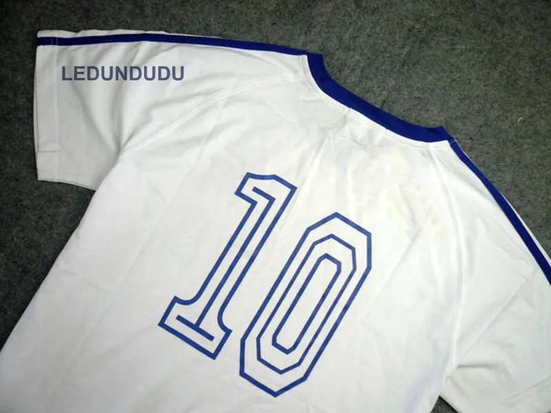 Аниме Европа капитан Цубаса футболки Ozora Tsubasa Джерси хлопковые футболки костюмы для косплея Kojiro Hyuga футболки с короткими рукавами