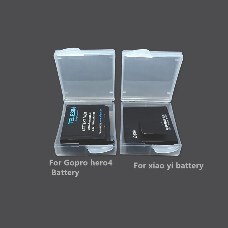 6pcs Camera Battery Case Storage Box Protective Cover Plastic Transparent for GoPro hero 543 3+ Xiao yi SJCAM SJ4000 SJ5000  (4)