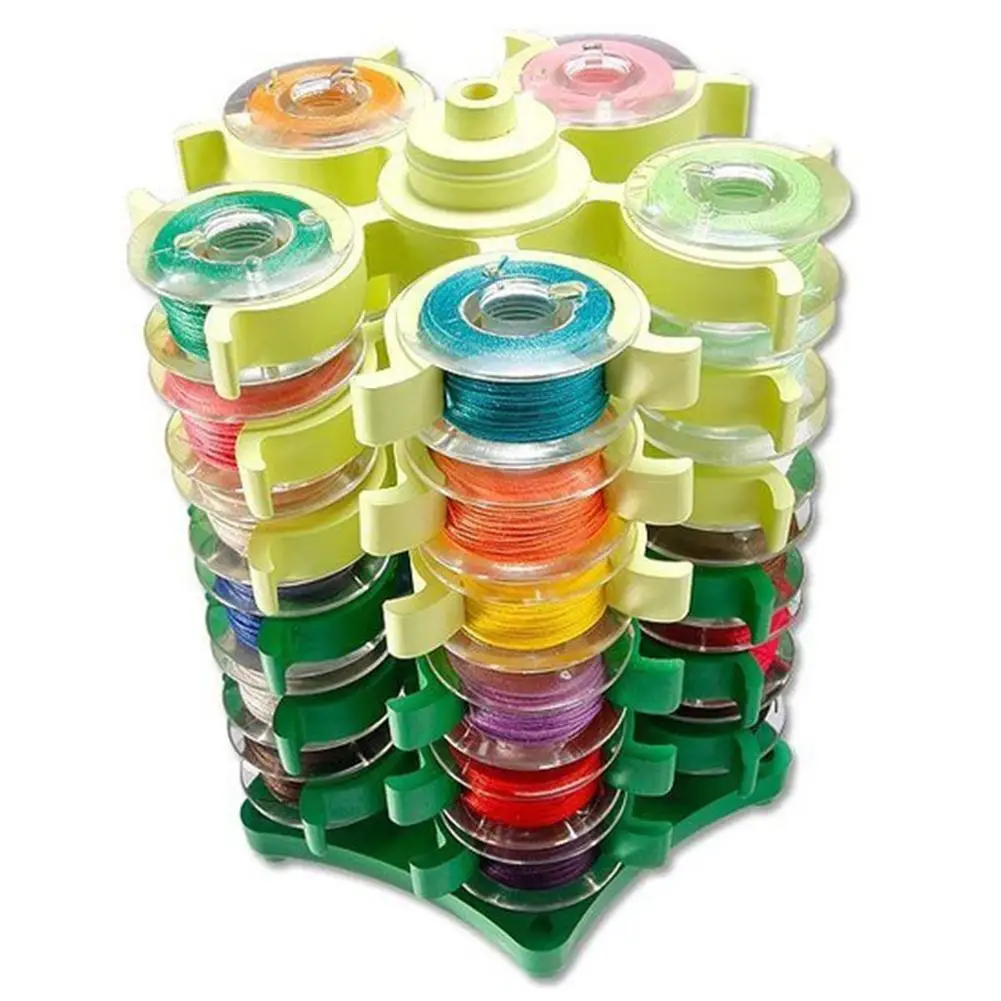 

Embroidery Bobbins Tower Storage Bobbin Case Quilt Sewing Machine ST-A16 Bobbins Storage Tower Case Oranizer Holder Container