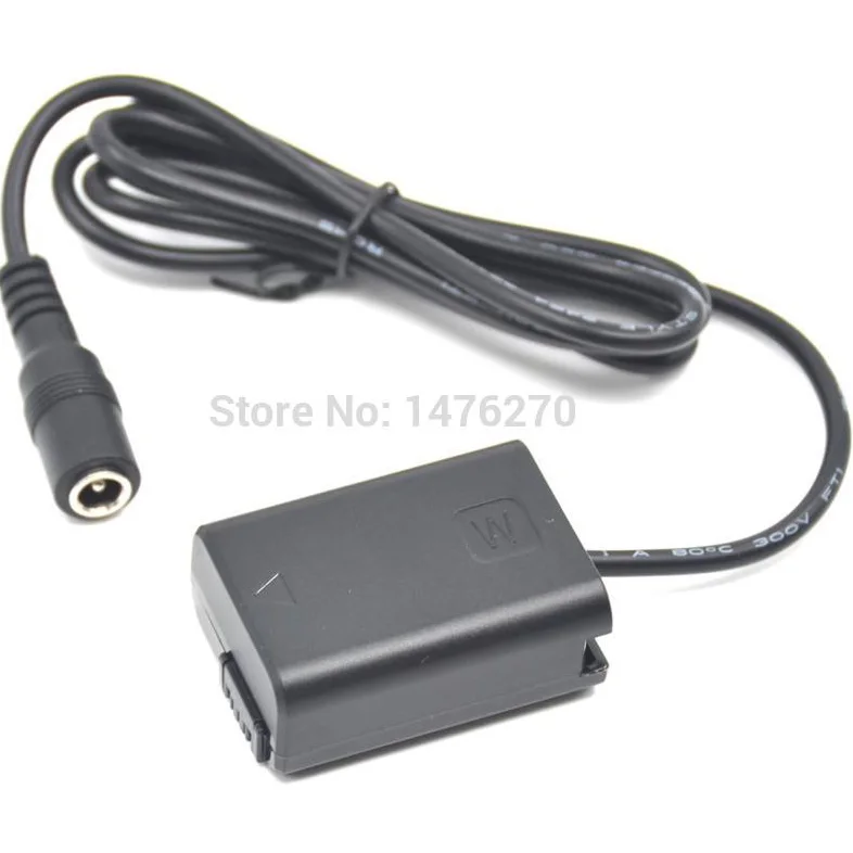 

NP-FW50 dummy battery AC-PW20 DC Coupler External Power Supply for Sony a7 a7R NEX5 SLT A65 A77 A5000 A6000 A6300 A6500 A7000