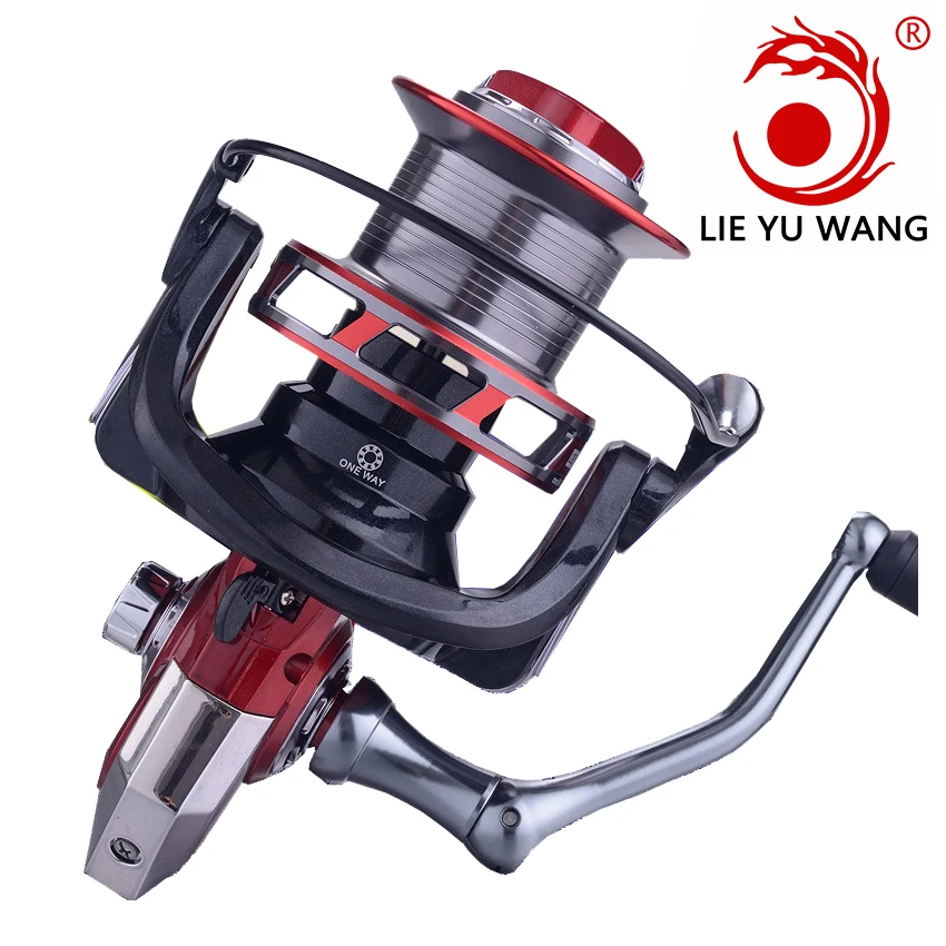 

LIEYUWANG Large Spool AST Fishing Reel Distant Wheel Metal CNC Rocker Spinning reel Mix Drag casting reel carp fishing