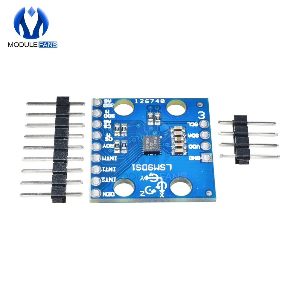 LSM9DS1 9-axis Сенсор Модуль Девять ось IMU акселерометр гироскоп магнитометр GY-LSM9DS1 I2C SPI для Arduino