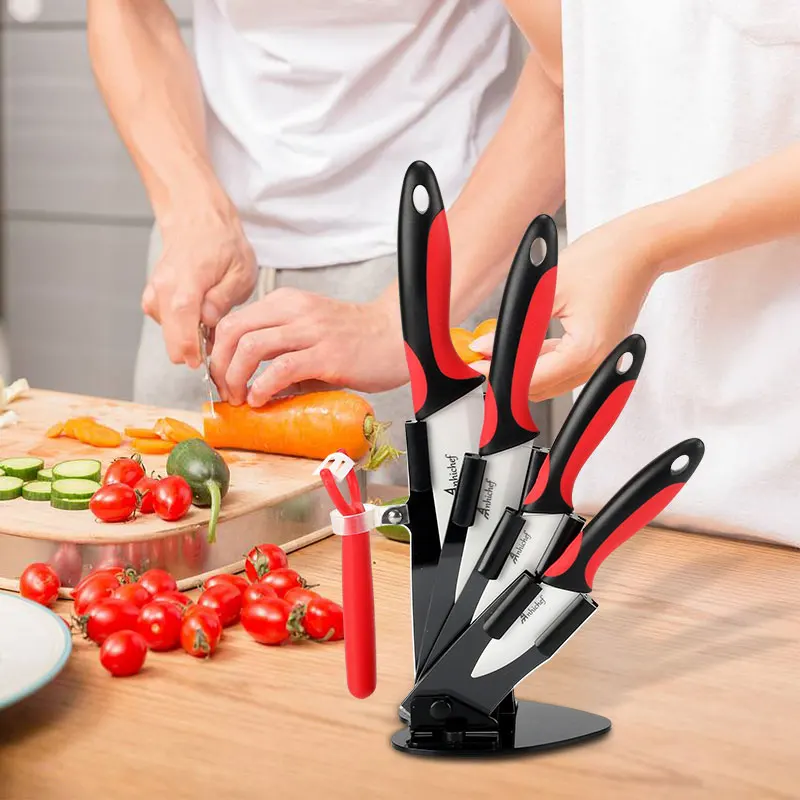 Tanie Noże kuchenne noże ceramiczne zestaw akcesoriów 3 \