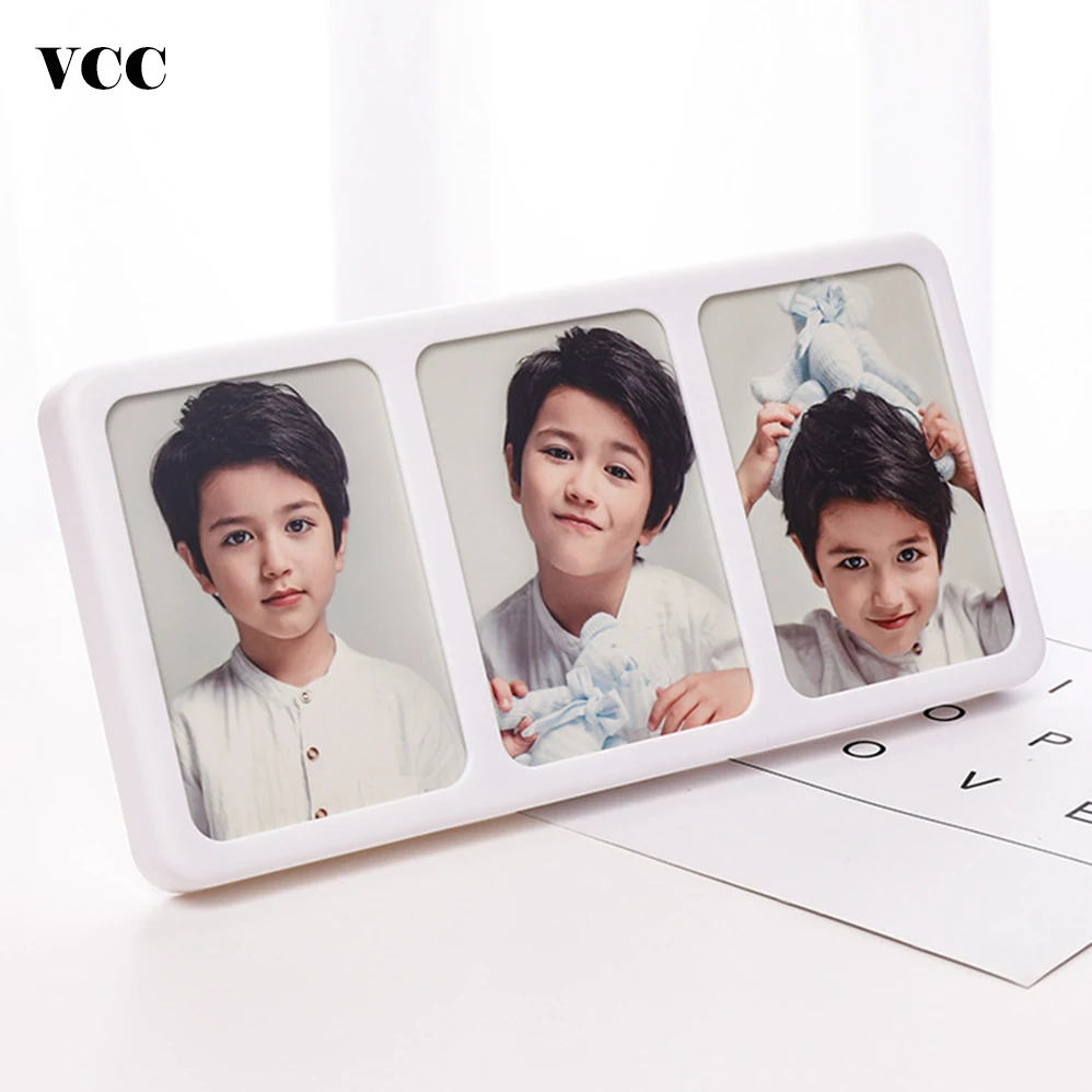 

Picture Frame Photo Frame Display Three 3.5x5 Inch Picture On Desk Table Ornaments Party Wedding Photo Baby Frames