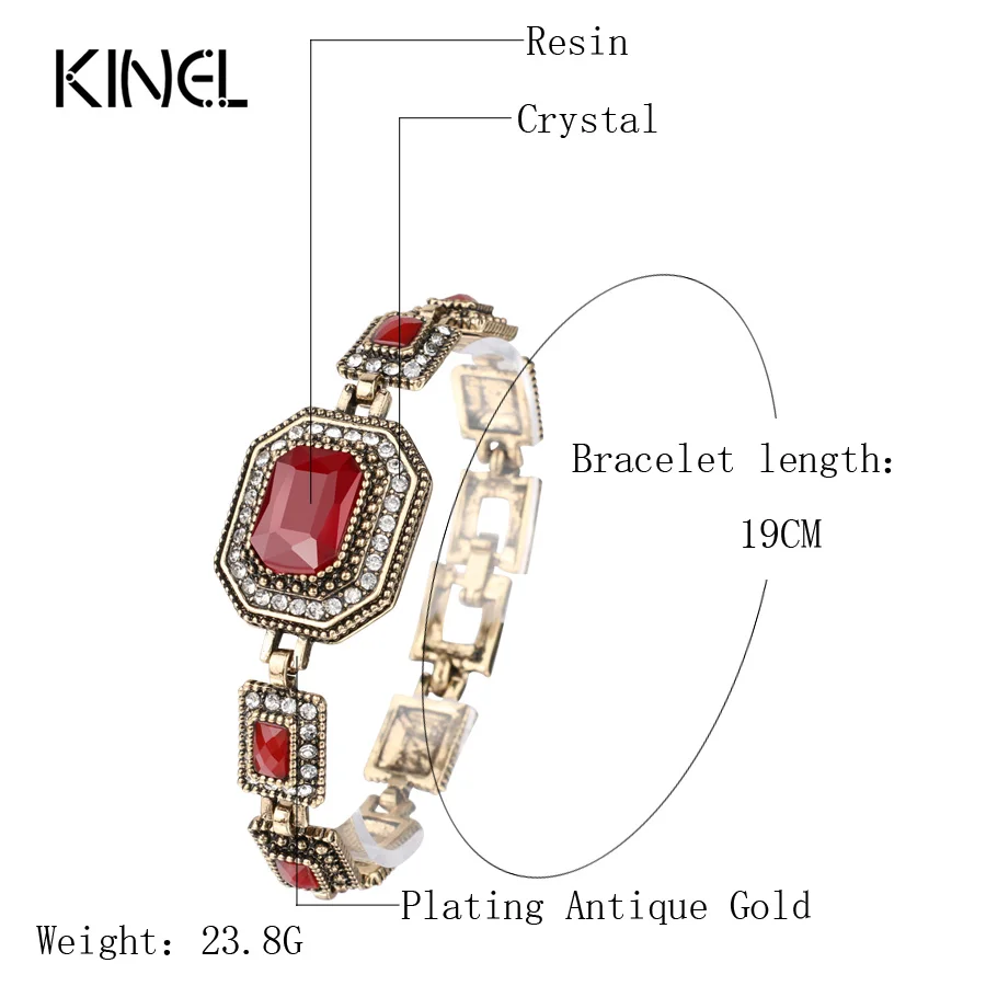 Crystal Bracelet For Women Gold Color