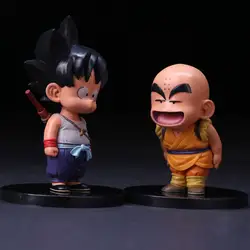 Жемчуг дракона милый Мастер Роши и дети Krillin & Pig & Son Goku Фигурки игрушки