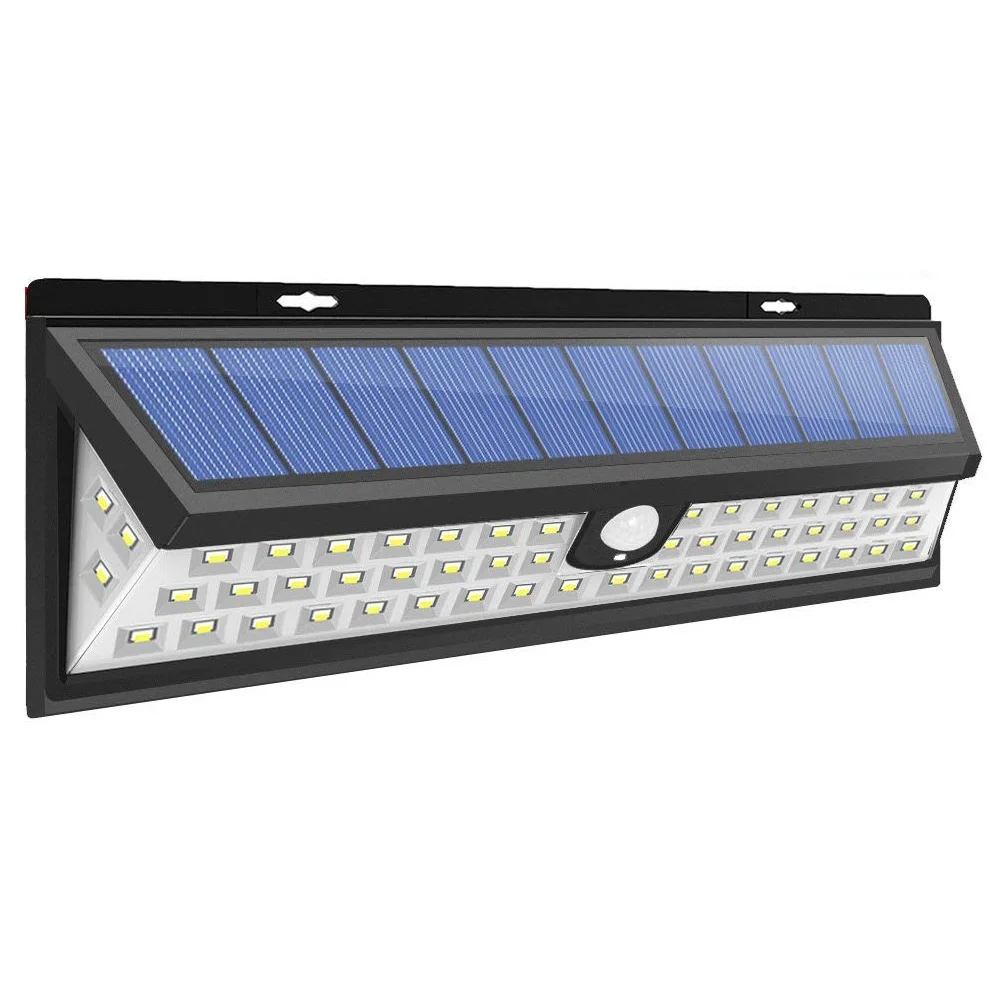 54 LED Solar Powered Energy Outdoor Wall Night Lights Garden with motion sensor Waterproof Yard | Освещение