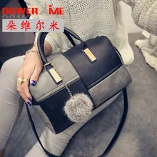 2017 couleur Patchwork Femmes Sacs à Bandoulière Loisirs simple Femmes Sac À Main Cartables En Cuir Dames Marque De Mode noir Bandoulière Sacs