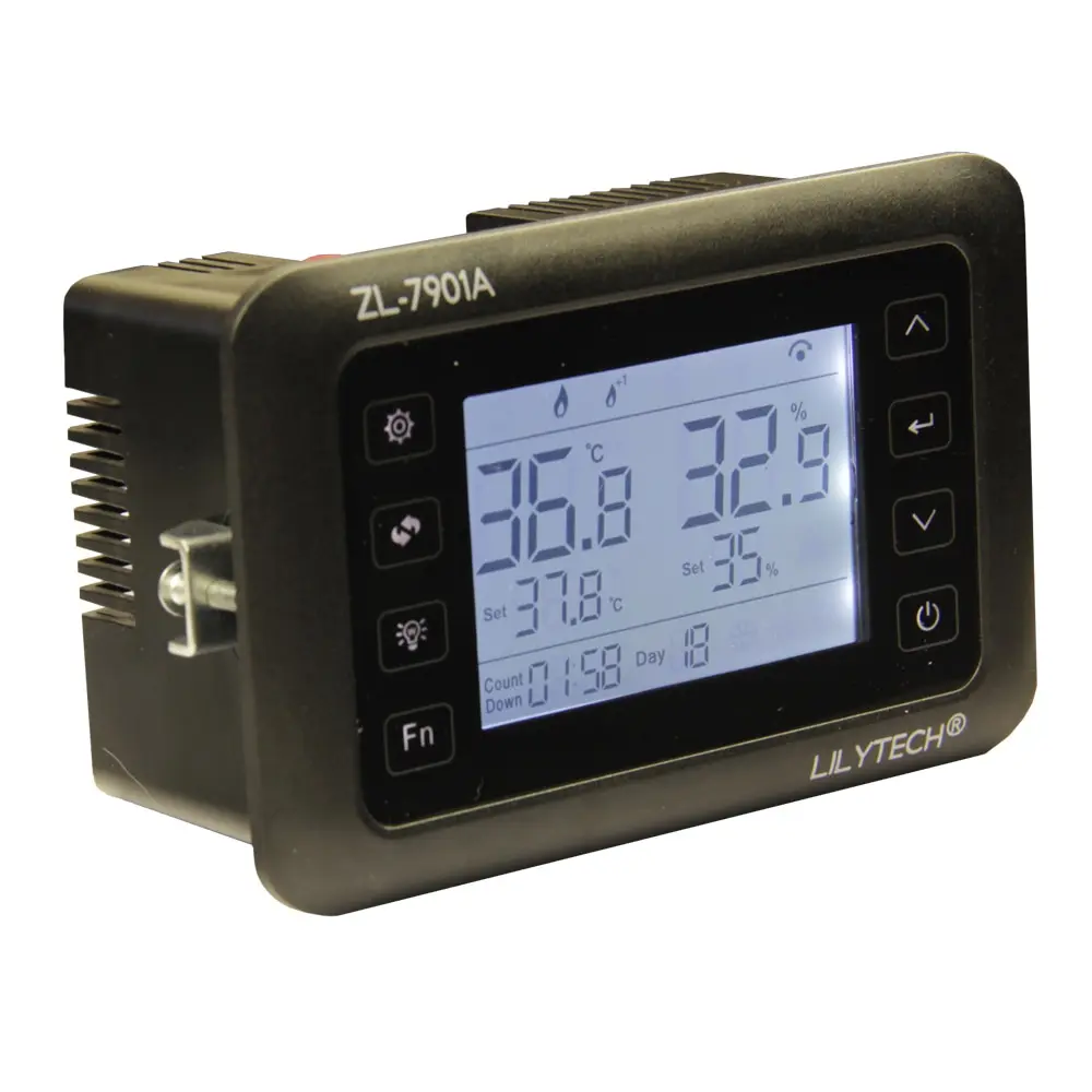 

Intelligent PID Temperature Humidity Controller Multifunction Automatic Egg Incubator Thermometer with LCD Display