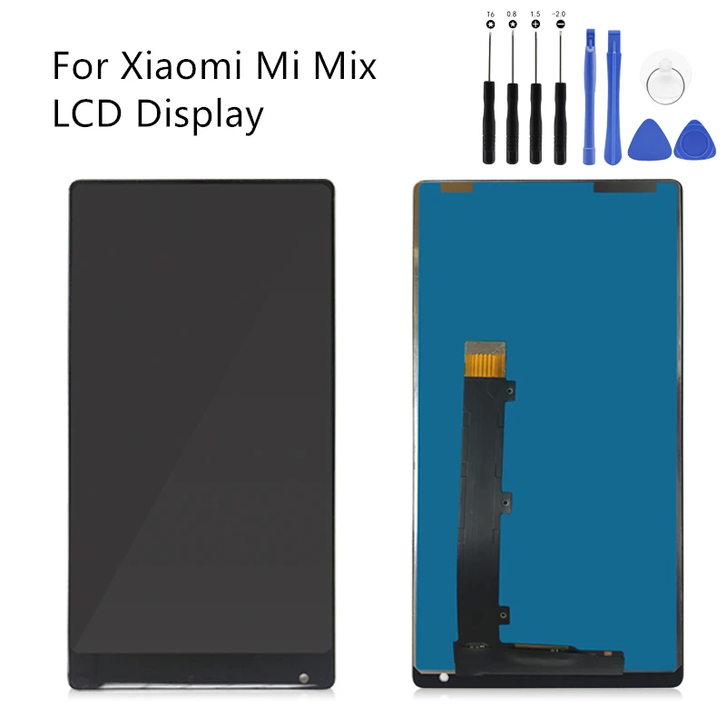 

6.4"For Xiaomi Mi Mix LCD Display Touch Screen Digitizer Assembly With Frame For Xiaomi Mi MIX LCD Black/White Replacement Parts