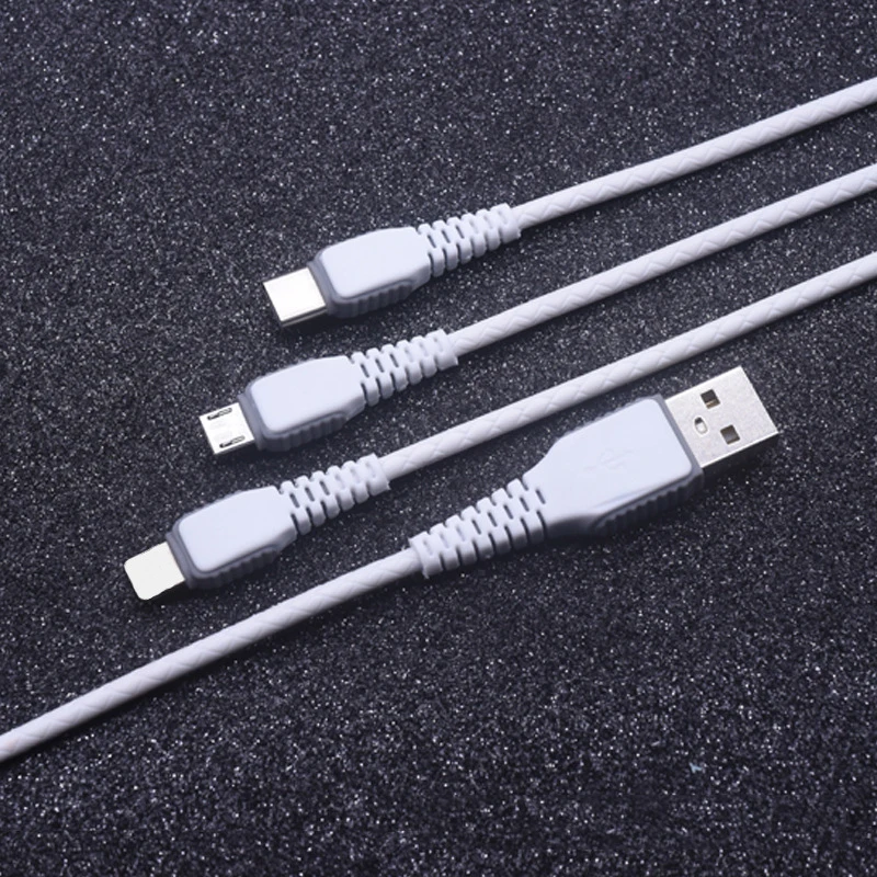 120 см 3 в 1 USB кабель для зарядки iphone huawei xiaomi usb type C Micro USB быстрая зарядка для iphone 6 7 8 9 X