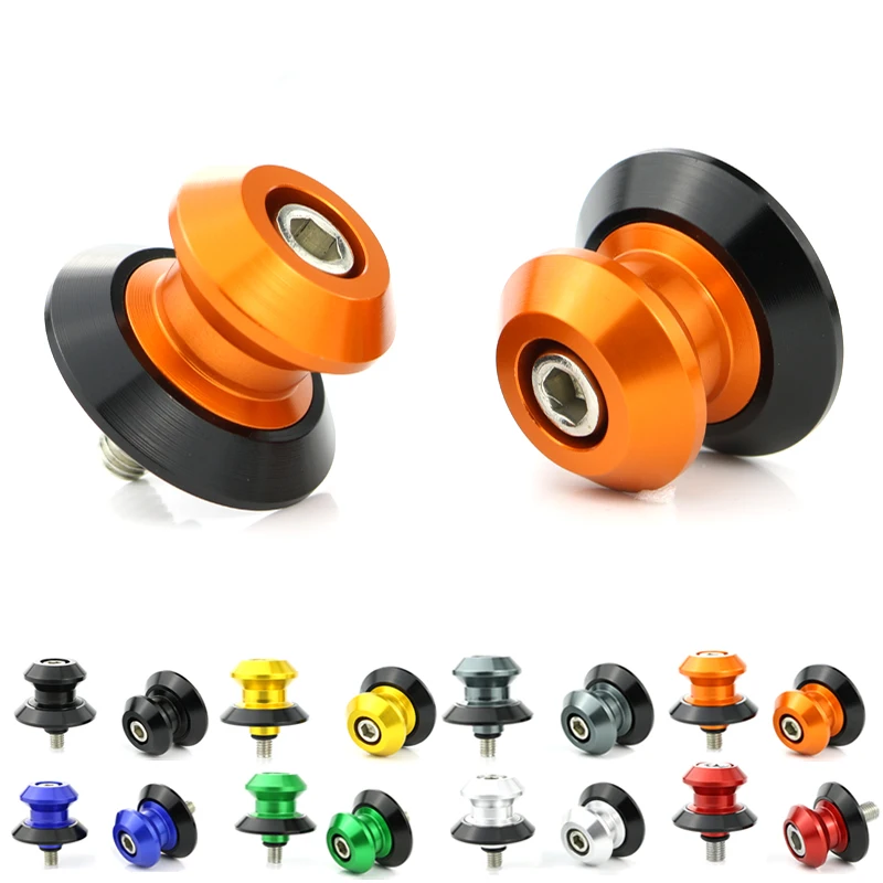 

For KTM RC8 Motorcycle CNC Aluminum Alloy Swingarm Spools Sliders Stand Swingarm Bobbins Screws