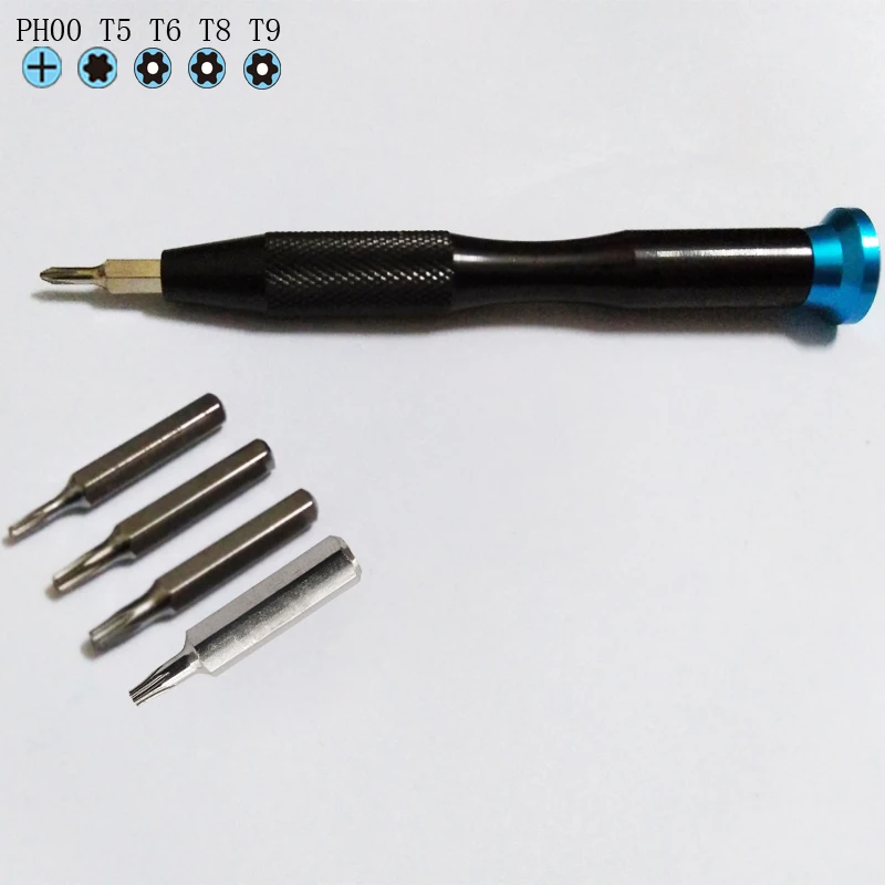 

5 in 1 Screwdriver PH00 TR6 T6 TR8 T8 TR9 T9 Security Screw driver tool teardown for Mac Mini Unibody A1347 Late 2014