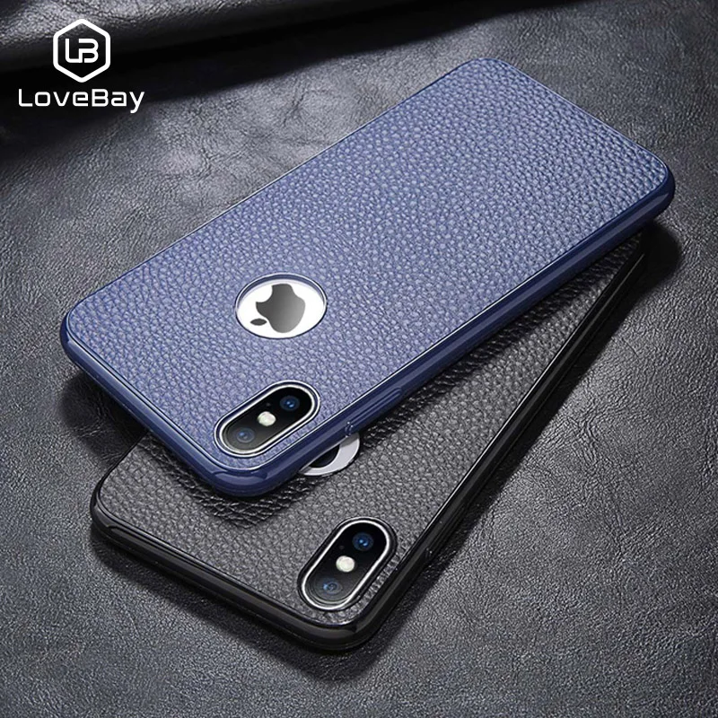Чехол для телефона Lovebay iPhone 6 6s 7 8 Plus X XR XS Max роскошный из искусственной кожи с