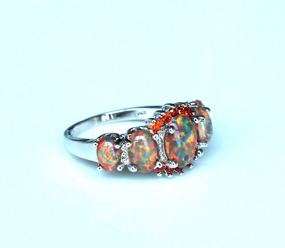 Крутые кольца с радужным огнем и опалом|jewelry georgia|ring sportring jewelry stand |