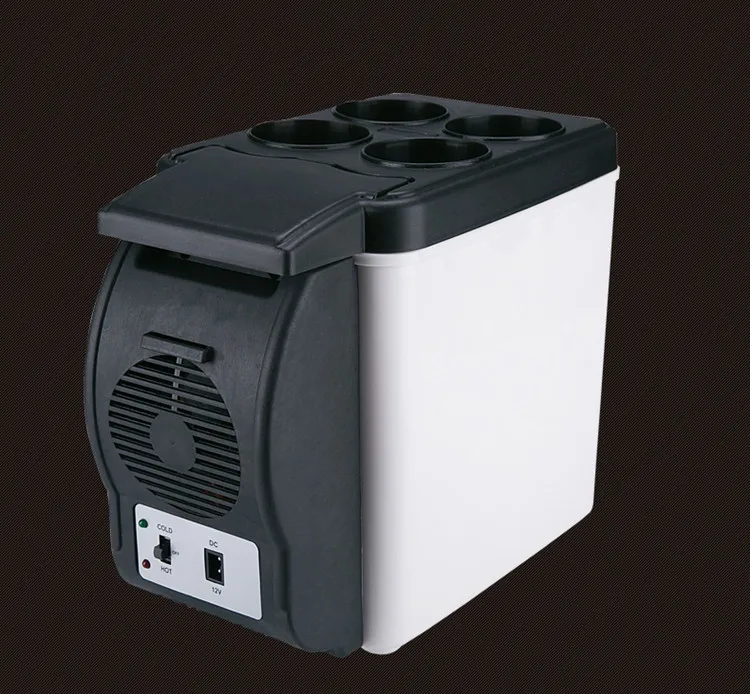 TTCR-II портативный кулер 6L мини холодильник DC12V автомобильный холодильник студенческого общежития охлаждающая коробка сенсорный морозильник бесшумный автоматический холодильник - Название цвета: Белый