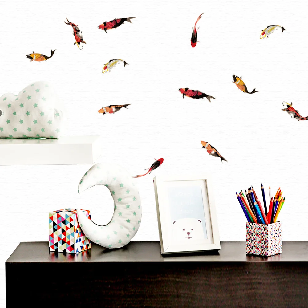 

PA301 new Nordic Ins wall stickers carp creative wall stickers living room bedroom TV background decoration wall stickers