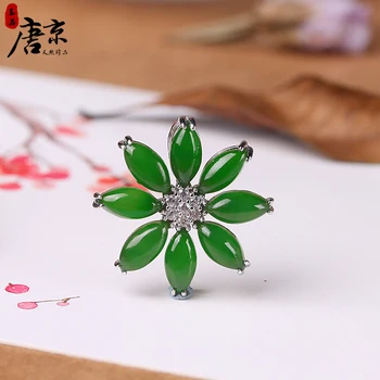 

2020 Promotion Asg Cage Pendants Hetian Leaf Pendant 925 Sterling Necklace Female Collarbone Chain Spinach Necklace, Jewelry