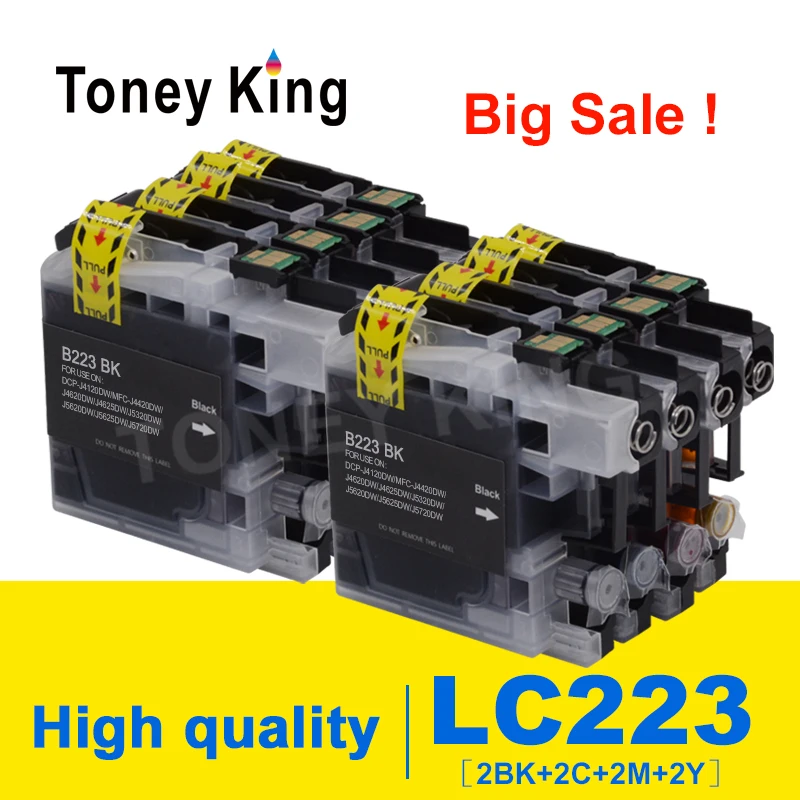 LC221 XL совместимые чернильные картриджи для Brother LC223 MFC J480DW J680DW J880DW DCP-J4120DW J562DW