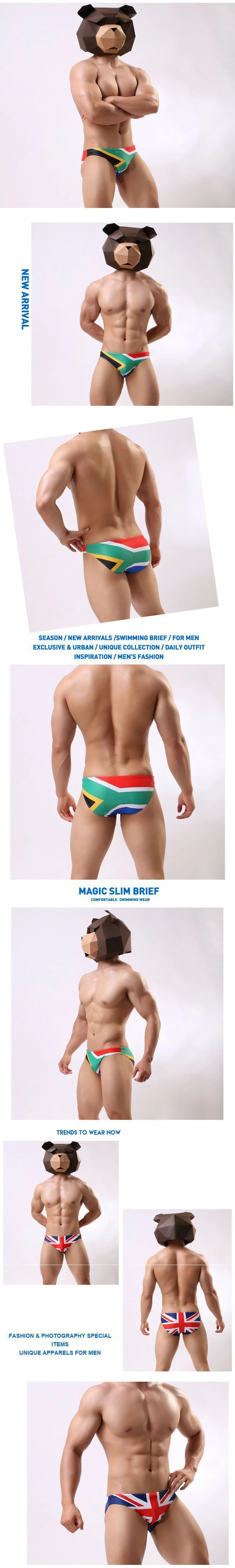 WD181 национальный флаг печать купальники мужские сексуальные низкая талия мужские купальный костюм Sunga пляж доска серфинг шорты для плавания