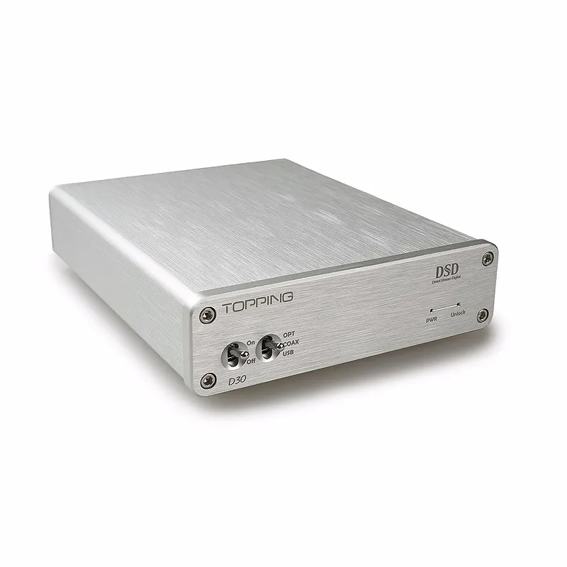 

TOPPING D30 DSD Audio Decoder USB DAC Coaxial Optical Fiber XMOS CS4398 24Bit 192KHz amplifier