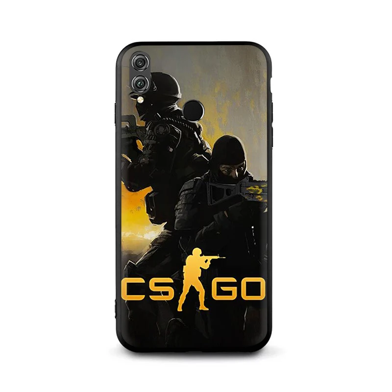 CS GO пистолет игры мягкий силиконовый чехол для телефона huawei Honor 6A 7A Pro 7C X 8C 8X8 9 10 Lite view 20 9X Pro - Цвет: B9