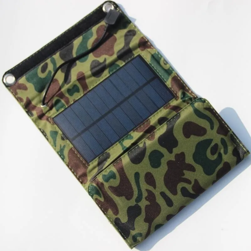 BUHESHUI 5,5 V 5 W складное зарядное устройство на солнечной батарее USB выход для зарядки мобильных телефонов Солнечная Панель зарядное устройство для мобильного банка питания
